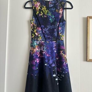 Karen Millen Multicolor Floral Midi Dress